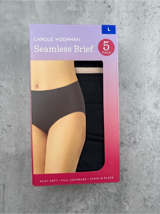 Carol Hochman Other - Carole Hochman Women's Seamless Brief 5-Pack Full Coverage, Dark/Light, Size L
